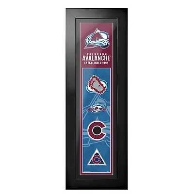 Avalanche du Colorado - 6'' x 22'' Logos to History Art encadré