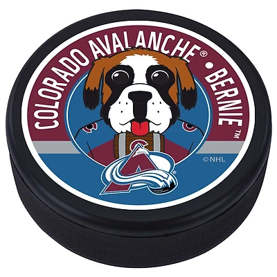 Avalanche du Colorado - Rondelle de hockey avec logo de la mascotte