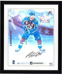 Gabriel Landeskog Colorado Avalanche Autographed 2022 Stanley Cup Champions 16" x 20" Mountain Panel Photograph