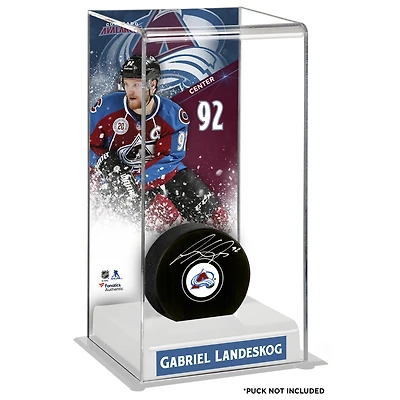 Gabriel Landeskog Colorado Avalanche Deluxe Grand étui pour rondelle de hockey