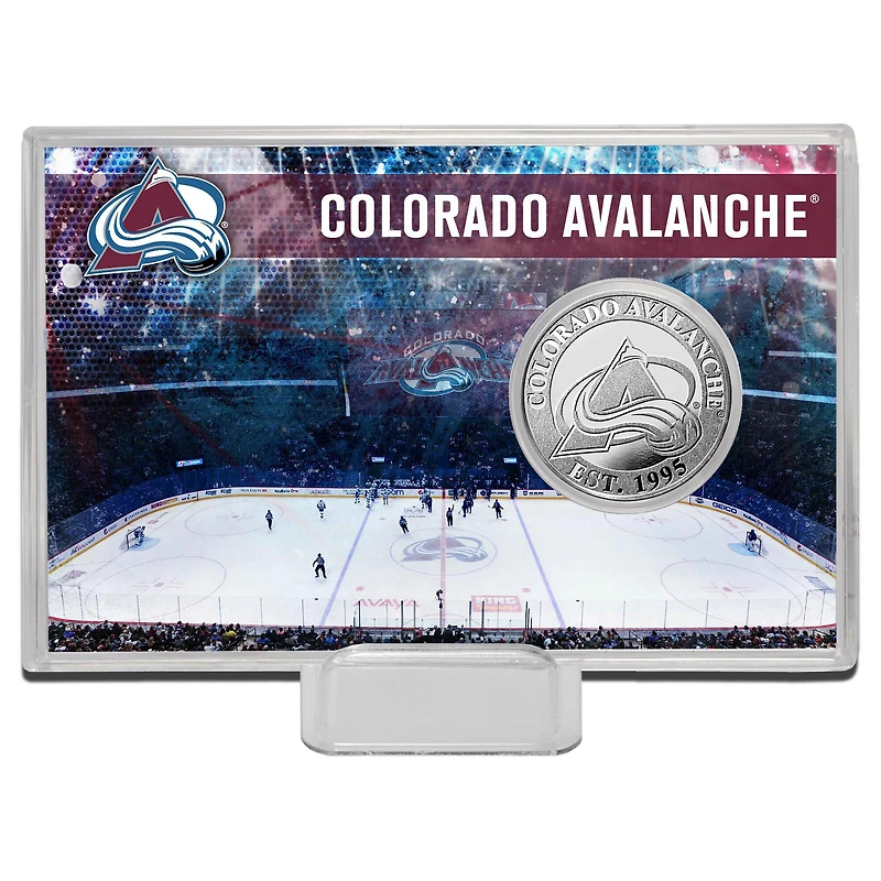 Histoire de l'équipe Highland Mint Colorado Avalanche - Coin Card
