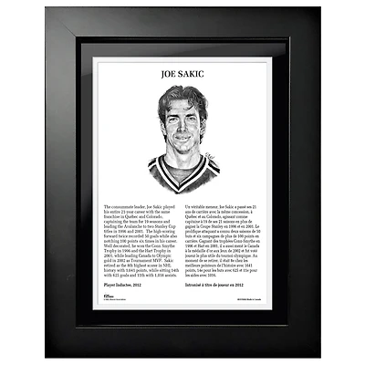 Joe Sakic Colorado Avalanche - 2012 Legends Line 12'' x 16'' Framed Photo