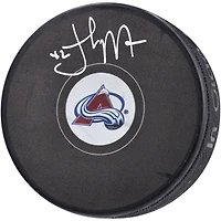 Rondelle de hockey autographiée par Josh Manson de l'Avalanche du Colorado