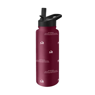 Logo Brands Colorado Avalanche 34oz. Steep and Repeat Quencher Bottle