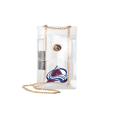 Logo Brands Colorado Avalanche Clear Essential Crossbody Purse