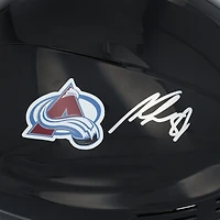 Martin Necas Colorado Avalanche Autographed Black Mini Helmet 