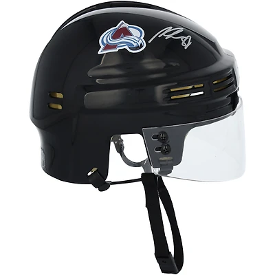 Martin Necas Colorado Avalanche Autographed Black Mini Helmet 