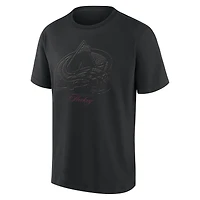Men’s Fanatics Colorado Avalanche Blackout Heavyweight T-Shirt