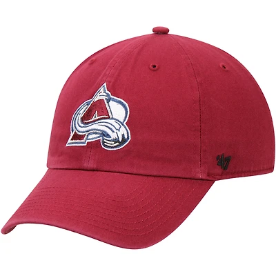 Casquette réglable '47 Colorado Avalanche Clean Up bordeaux pour homme