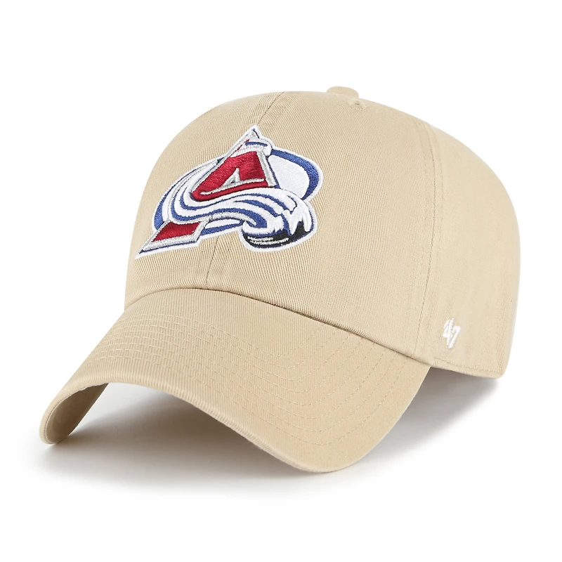 Casquette ajustable '47 kaki Colorado Avalanche Logo Clean Up pour homme