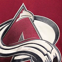 Chandail à capuchon pour homme '47 Nathan MacKinnon Burgundy Colorado Avalanche Player Name & Number Lacer