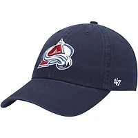Casquette ajustable '47 Navy Colorado Avalanche Team Clean Up pour hommes