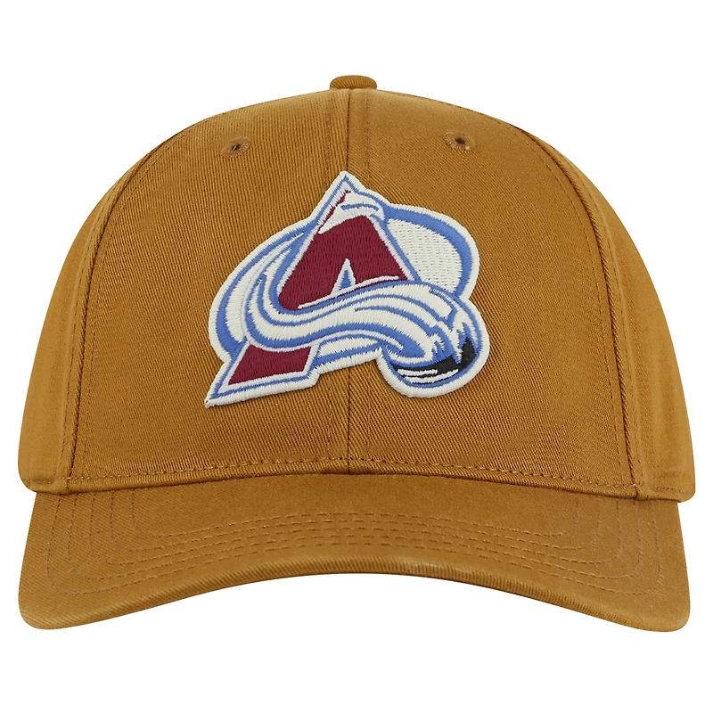 Casquette ajustable en sergé délavé Hepcat Colorado Avalanche pour homme de American Needle Tan