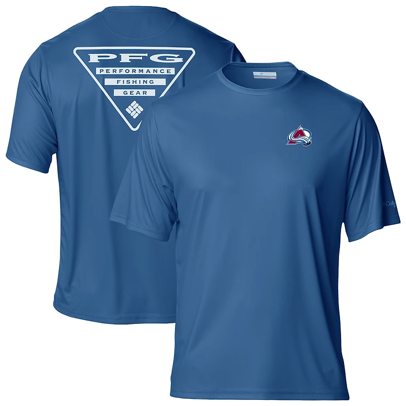 T-shirt bleu Colorado Avalanche Terminal Tackle Omni-Shade pour homme