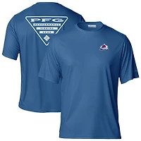 T-shirt bleu Colorado Avalanche Terminal Tackle Omni-Shade pour homme