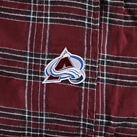 Men's Burgundy Colorado Avalanche Big & Tall T-Shirt Pajama Pants Sleep Set