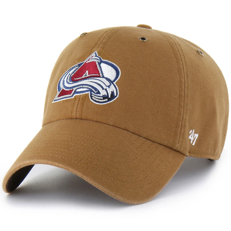 Casquette ajustable Carhartt x '47 Brown Colorado Avalanche Clean Up pour homme
