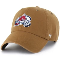Casquette ajustable Carhartt x '47 Brown Colorado Avalanche Clean Up pour homme