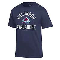 Men's Champion  Navy Colorado Avalanche Primary Logo Jersey T-Shirt