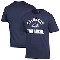 Men's Champion  Navy Colorado Avalanche Primary Logo Jersey T-Shirt