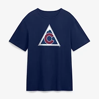 T-shirt essentiel haut de gamme bleu marine Colorado Avalanche Fanatics Athletic pour homme