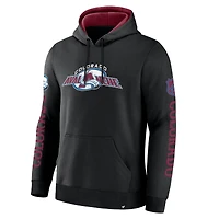 Men's Fanatics Black Colorado Avalanche Big City Legacy Fleece Pullover Hoodie