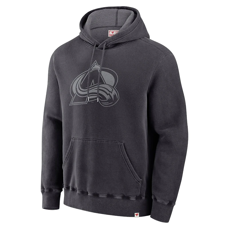 Men's Fanatics Black Colorado Avalanche Made Canada Pullover Hoodie