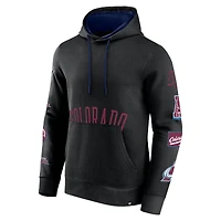 Sweat à capuche noir Fanatics Colorado Avalanche Wild Winner pour homme