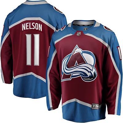 Maillot Fanatics Brock Nelson pour homme Bordeaux Colorado Avalanche Home Breakaway