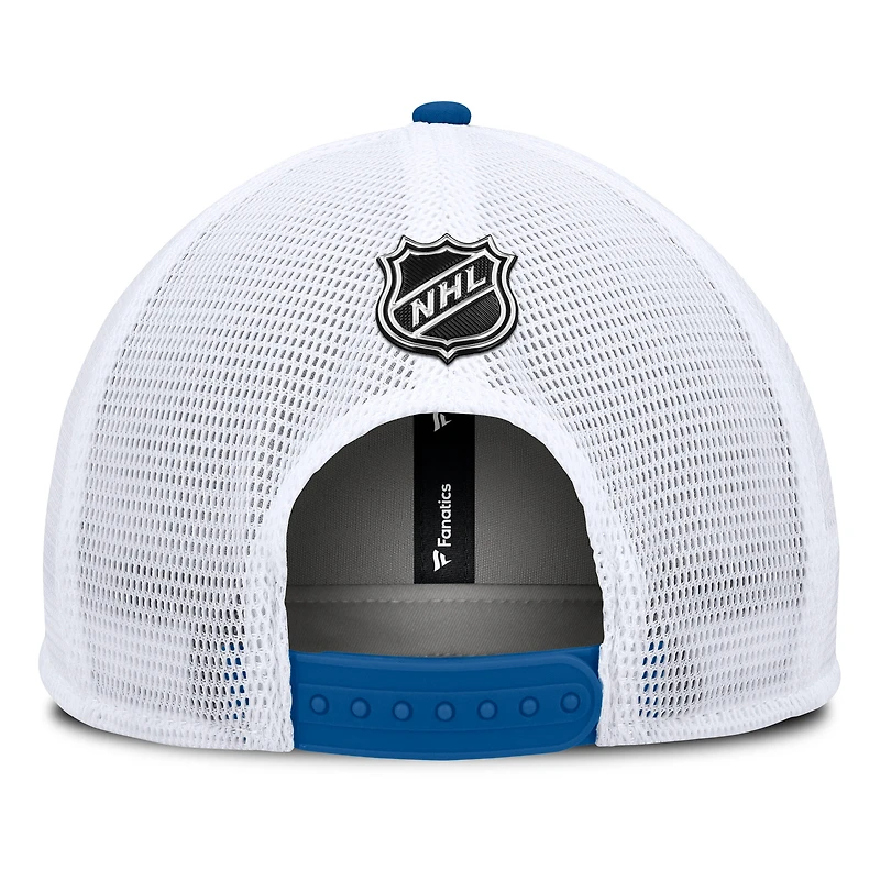 Men's Fanatics Burgundy/Blue Colorado Avalanche Authentic Pro Hometown Rink Foam Trucker Snapback Hat