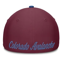 Men's Fanatics  Burgundy/Navy Colorado Avalanche Flex Fit Hat