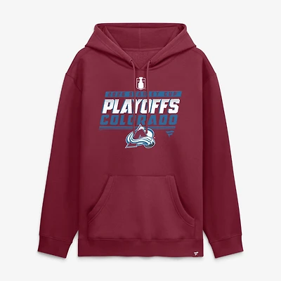 Men's Fanatics Burgundy Colorado Avalanche 2026 Stanley Cup Playoffs Hoodie