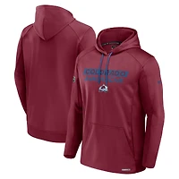 Sweat à capuche Fanatics Burgundy Colorado Avalanche Authentic Pro Big & Tall pour hommes