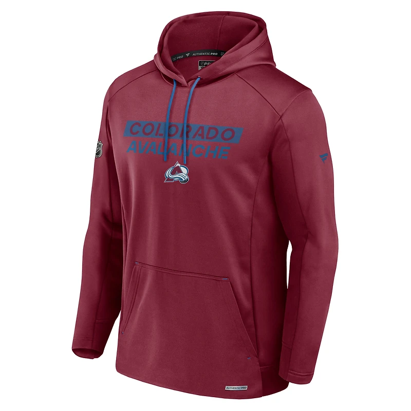Sweat à capuche Fanatics Burgundy Colorado Avalanche Authentic Pro Big & Tall pour hommes