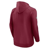 Sweat à capuche Fanatics Burgundy Colorado Avalanche Authentic Pro Big & Tall pour hommes