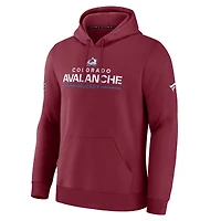 Men's Fanatics Burgundy Colorado Avalanche Authentic Pro Primary Hoodie
