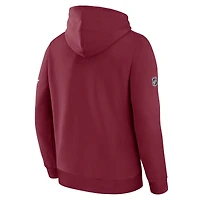 Men's Fanatics Burgundy Colorado Avalanche Authentic Pro Primary Hoodie