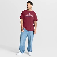 Men's Fanatics Burgundy Colorado Avalanche Authentic Pro Primary T-Shirt