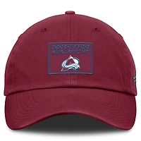 Men's Fanatics Burgundy Colorado Avalanche Authentic Pro Prime Adjustable Hat