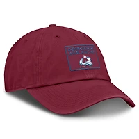Men's Fanatics Burgundy Colorado Avalanche Authentic Pro Prime Adjustable Hat