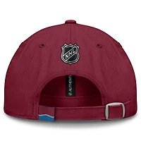 Men's Fanatics Burgundy Colorado Avalanche Authentic Pro Prime Adjustable Hat
