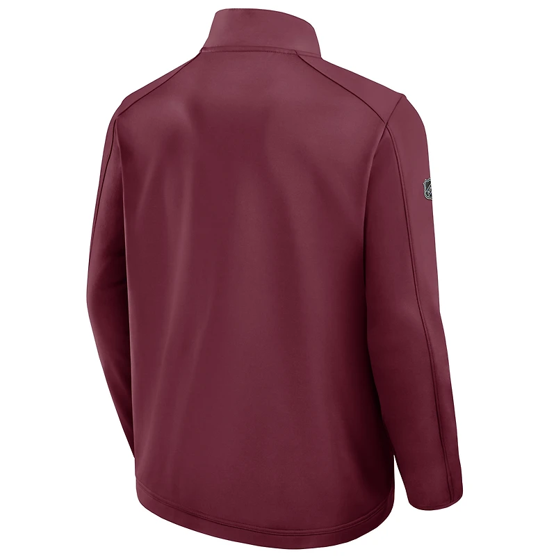 Men's Fanatics Burgundy Colorado Avalanche Authentic Pro Rink Full-Zip Jacket