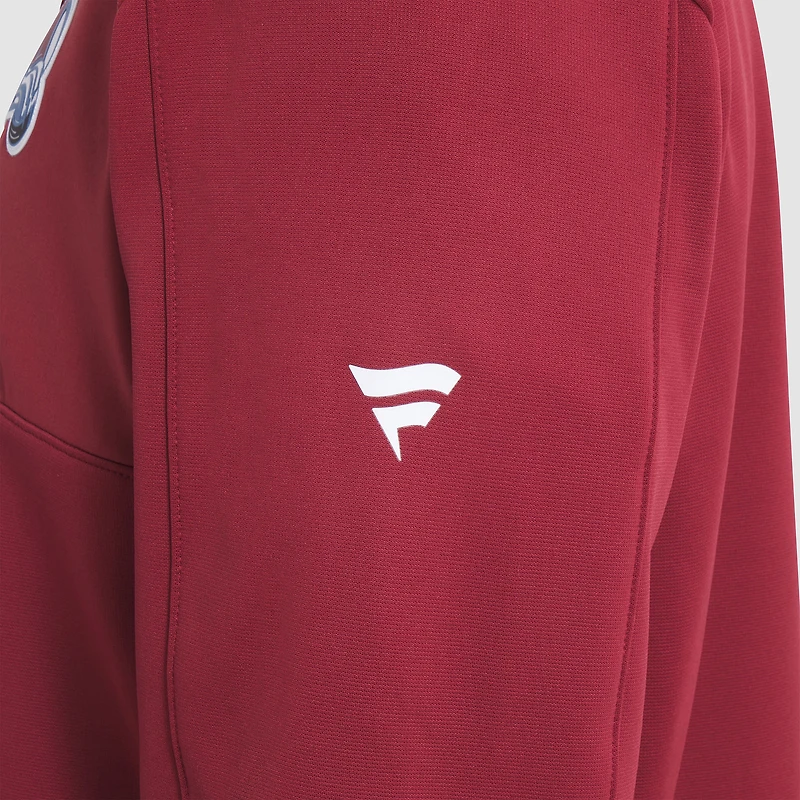 Men's Fanatics Burgundy Colorado Avalanche Authentic Pro Rink Full-Zip Jacket