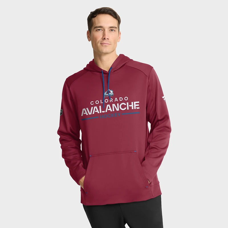 Men's Fanatics Colorado Avalanche Authentic Pro Rink Hoodie