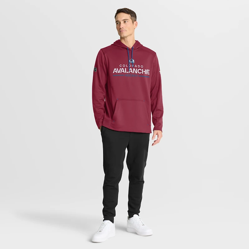 Men's Fanatics Colorado Avalanche Authentic Pro Rink Hoodie