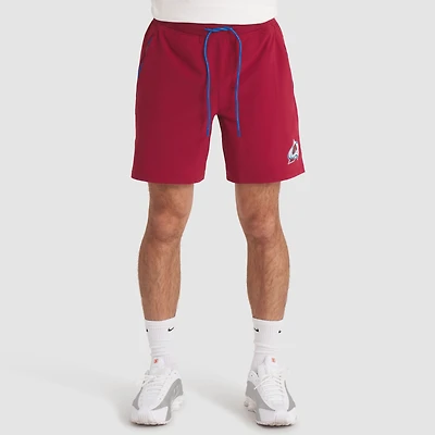 Men's Fanatics Burgundy Colorado Avalanche Authentic Pro Rink Performance Shorts