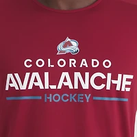 Men's Fanatics Burgundy Colorado Avalanche Authentic Pro Rink Tech T-Shirt