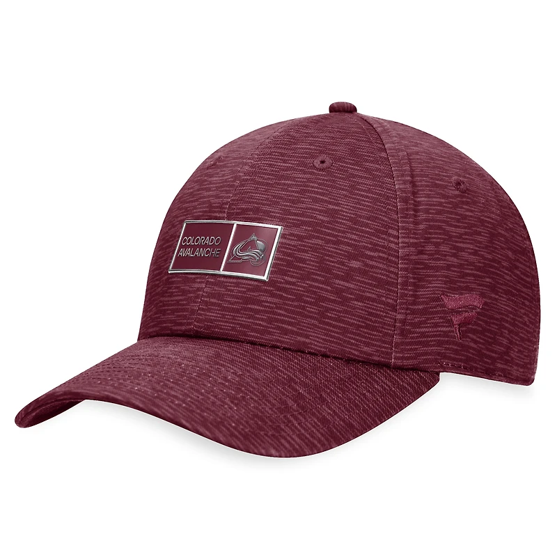 Men's Fanatics Burgundy Colorado Avalanche Authentic Pro Road Adjustable Hat