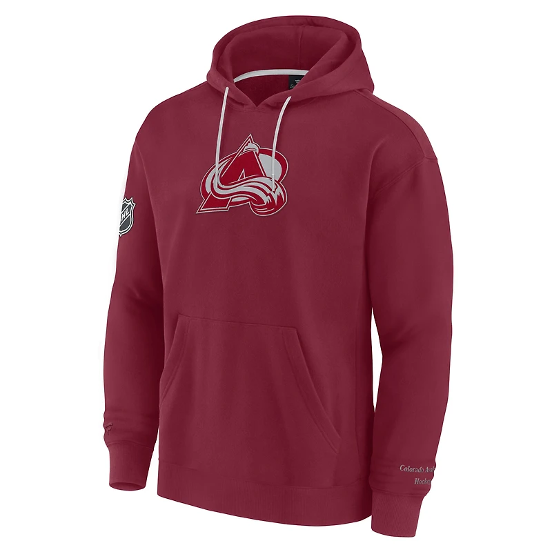 Men's Fanatics Burgundy Colorado Avalanche Elements Pace Pullover Hoodie