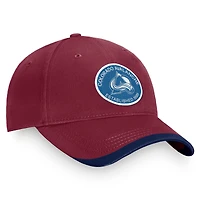Men's Fanatics Burgundy Colorado Avalanche Fundamental Adjustable Hat